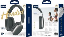 Słuchawki Jellico JELLICO słuchawki bezprzewodowe nauszne HD1 Czarny. Czarne słuchawki bluetooth Jellico. Za 65.20 zł.