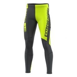Legginsy do biegania męskie EXTREME HOBBY DRAFT. Zielone legginsy męskie EXTREME HOBBY, m, bez wzorów, z dzianiny, do biegania. Za 209.00 zł.