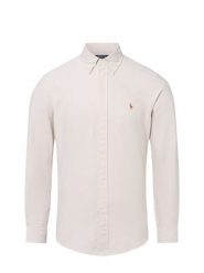 Polo Ralph Lauren Męska koszula casual Mężczyźni Regular Fit Bawełna beżowy jednolity, S. Brązowe koszule męskie Polo Ralph Lauren, m, bez wzorów, z bawełny, bez kołnierzyka, bez ramiączek. Za 619.95 zł.