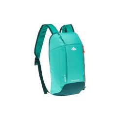 Plecak turystyczny NH100 10 l. Zielone plecaki męskie QUECHUA, z materiału. Za 12.99 zł.