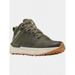 Buty Turystyczne Niskie Męskie Columbia Facet 75 Solstice Omni-Heat Infinity. Zielone buty trekkingowe męskie Columbia, na zimę, bez wzorów, sportowe, bez obcasa, bez zapięcia. Za 569.99 zł.