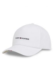 Tommy Hilfiger Czapka z daszkiem Th Foundation Soft 6 Panel Cap AM0AM13162 Biały. Białe czapki męskie Tommy Hilfiger, bez wzorów, z bawełny. Za 119.99 zł.
