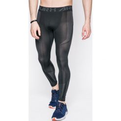 Under Armour - Spodnie Threadborne Seamless. Czarne długie spodnie sportowe męskie Under Armour, bez wzorów, z dzianiny. W wyprzedaży za 159.90 zł.