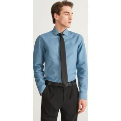 Wzorzysta koszula slim fit - Turkusowy. Koszule męskie marki Reserved. W wyprzedaży za 99.99 zł.