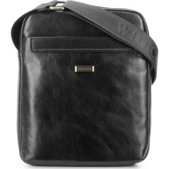 Torba 88-4U-509-1. Czarne torby męskie na ramię Wittchen, bez wzorów, eleganckie, na ramię, małe. Za 599.90 zł.