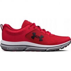 Buty do biegania męskie Under Armour Charged Assert 10. Czerwone buty do biegania męskie Under Armour, bez wzorów, z materiału, bez zapięcia, do biegania. Za 299.00 zł.