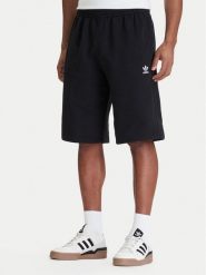 Adidas Szorty sportowe Trefoil Essentials JV6054 Czarny Loose Fit. Czarne szorty sportowe męskie ADIDAS, bez wzorów, z bawełny, sportowe. Za 168.99 zł.