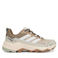 Trekkingi adidas. Brązowe buty trekkingowe męskie ADIDAS, bez wzorów, z gore-texu, bez zapięcia, trekkingowe, adidas terrex, gore-tex. Za 529.99 zł.