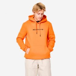 Bluza na deskorolkę HD500 pomarańczowa we współpracy z Make Life Skate Life. Brązowe bluzy nierozpinane męskie Decathlon, m, bez wzorów, z bawełny, sportowe, bez ramiączek, bez kaptura. Za 139.99 zł.