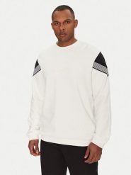 EA7 Emporio Armani Bluza 7M000272 AF12451 U0005 Biały Regular Fit. Białe bluzy rozpinane męskie EA7 Emporio Armani, m, bez wzorów, z bawełny, bez ramiączek, bez kaptura. Za 269.99 zł.