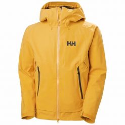 Kurtka narciarska Helly Hansen Verglas BC. Żółte kurtki narciarskie i snowboardowe męskie Helly Hansen, na zimę, m, bez wzorów, bez kaptura, narciarskie. Za 1,613.00 zł.