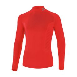 Koszulka kompresyjna z długim rękawem i wysokim dekoltem Erima Athletic. Czerwone bielizna termoaktywna męska Erima, xl, bez wzorów, bez ramiączek, do piłki nożnej. Za 183.00 zł.