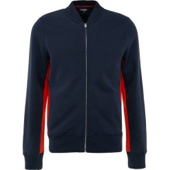 Ron Dorff SIDE STRIPES ZIPPED Bluza rozpinana navy/shock orange. Niebieskie bluzy rozpinane męskie Ron Dorff, z bawełny. W wyprzedaży za 443.40 zł.