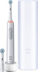 Szczoteczka Oral-B Szczoteczka rotacyjna Pro 3 3500 Biała + dodatkowa końcówka. Białe szczoteczki elektryczne ORAL-B. Za 223.69 zł.