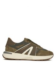 Alexander Smith Sneakersy Liverpool ASBCLPM-3253-OLV Zielony. Zielone buty sportowe na co dzień męskie Alexander Smith, m, bez wzorów, ze skóry, bez ramiączek, bez kaptura. Za 739.99 zł.