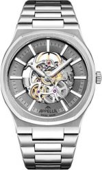 Zegarek Acappella Zegarek męski Appella L12006.5117ASQ srebrny. Szare zegarki męskie Acappella, srebrne. Za 5,990.00 zł.