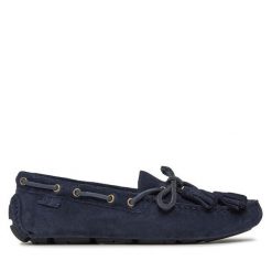Mokasyny Polo Ralph Lauren. Niebieskie mokasyny męskie Polo Ralph Lauren, bez zapięcia. Za 539.99 zł.