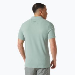 Koszulka polo męska Helly Hansen Hp Race Polo 2.0. Zielone koszulki polo męskie Helly Hansen, m, bez wzorów, bez kołnierzyka, bez ramiączek. Za 259.99 zł.