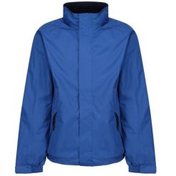 Kurtka Przeciwdeszczowa Męska Dover. Niebieskie kurtki męskie Regatta, m, bez wzorów, sportowe, bez ramiączek, bez kaptura. Za 135.99 zł.