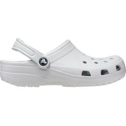 Tenisówki Crocs Model Classic U Kolor Szary. Białe trampki męskie Crocs, bez wzorów, z materiału, sportowe, bez zapięcia. W wyprzedaży za 240.55 zł.