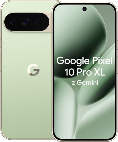 Smartfon Pixel 10 Pro XL 5G 16/256GB Zielony (GA10432-GB). Zielone smartfony Google. Za 4,599.34 zł.