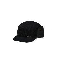 Czapka typu snapback Barts Rayner. Czarne czapki męskie Barts, bez wzorów, sportowe. Za 194.50 zł.