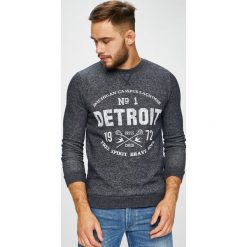 Brave Soul - Bluza. Niebieskie bluzy nierozpinane męskie Brave Soul, m, bez wzorów, z bawełny, bez ramiączek, bez kaptura. W wyprzedaży za 49.90 zł.
