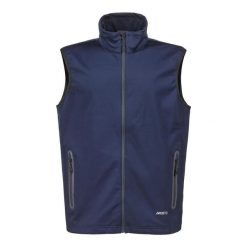 Kurtka softshell bez rękawów Musto Ess. Niebieskie kurtki męskie Musto, bez wzorów, z softshellu, bez kaptura. Za 553.00 zł.