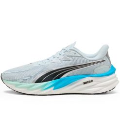 Buty Do Biegania Puma Velocity Nitro 4 Dorośli. Niebieskie buty do biegania męskie Puma, bez wzorów, bez zapięcia, do biegania. Za 439.99 zł.