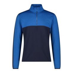 Polar CMP. Niebieskie bluzy z polaru męskie CMP, bez wzorów, z polaru, sportowe, bez ramiączek, bez kaptura. Za 323.50 zł.