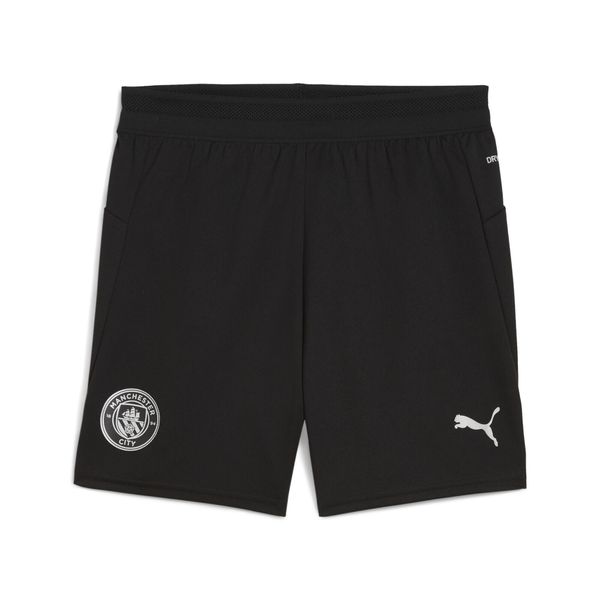Młodzieżowe szorty treningowe Manchester City PUMA. Czarna szorty sportowe męskie Puma, bez wzorów, młodzieżowe. Za 179.00 zł.