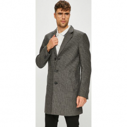 Tom Tailor Denim - Płaszcz. Szare płaszcze męskie marki Tom Tailor Denim, z bawełny, klasyczne. W wyprzedaży za 339.90 zł.