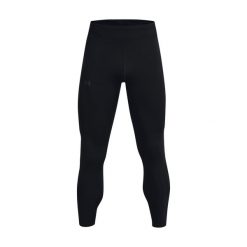 Legginsy Under Armour Qualifier Elite. Czarne legginsy męskie Under Armour, bez wzorów, do biegania. Za 330.50 zł.