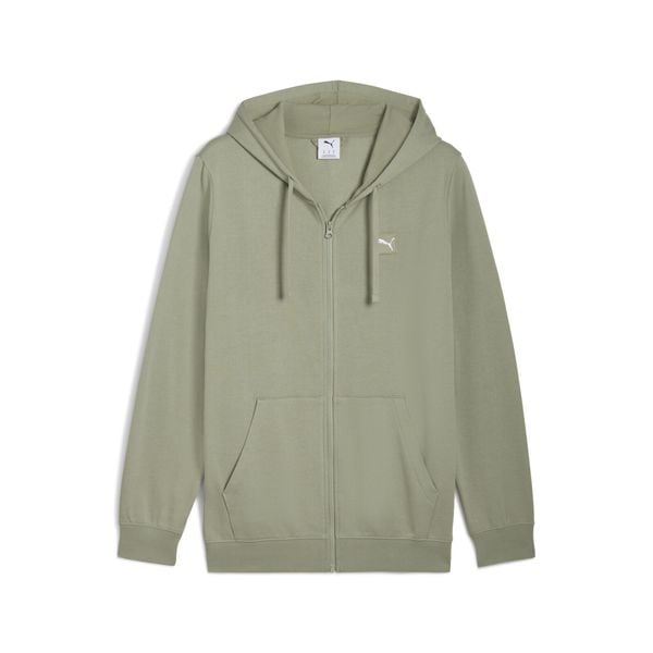 Męska bluza z kapturem Essentials Elevated PUMA. Zielone bluzy nierozpinane męskie Puma, m, bez wzorów, z kapturem. Za 269.00 zł.