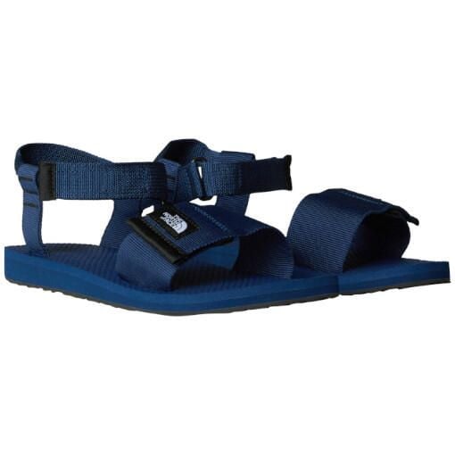 Sandały turystyczne męskie The North Face M Skeena II. Niebieskie buty zimowe męskie The North Face, bez wzorów, sportowe, bez obcasa, bez zapięcia. Za 200.00 zł.