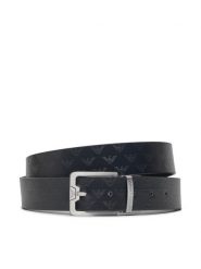Emporio Armani Pasek Męski Y4S502 Y221E 88017 Czarny. Czarne paski męskie Emporio Armani, bez wzorów, ze skóry. Za 509.99 zł.