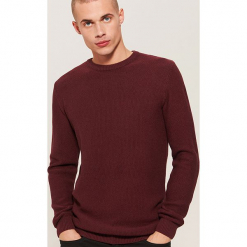 Sweter - Bordowy. Czerwone swetry męskie House. Za 89.99 zł.