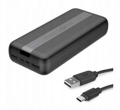 Powerbank Reinston Powerbank Reinston 20000 mAh 2.1A LED USB-C / USB Czarny. Czarne powerbanki Reinston. Za 197.98 zł.