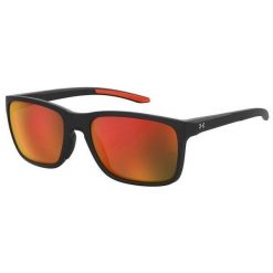 Okulary przeciwsłoneczne męskie Under Armour 0005/S S3. Czarne okulary przeciwsłoneczne męskie Under Armour, bez wzorów, sportowe. Za 359.99 zł.