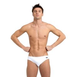 Kąpielówki męskie slipy kąpielowe sportowe na basen Arena Santamarias. Białe kąpielówki męskie ARENA, m, bez wzorów. Za 69.99 zł.