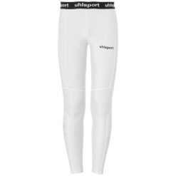 Legginsy Uhlsport Distinction Pro Long Tights. Białe bielizna termoaktywna męska Uhlsport, m, bez wzorów, do piłki nożnej. W wyprzedaży za 155.75 zł.