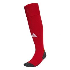 Getry adi 24 AEROREADY Football Knee. Białe legginsy męskie ADIDAS, bez wzorów, do piłki nożnej. Za 79.95 zł.
