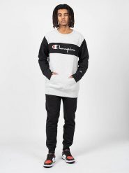 Champion Bluza | 214049 | Mężczyzna | Szary. Szare bluzy nierozpinane męskie CHAMPION, m, bez wzorów, z bawełny, bez ramiączek, bez kaptura. W wyprzedaży za 219.00 zł.