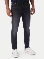 Tommy Jeans Jeansy Austin DM0DM22455 Niebieski Slim Fit. Niebieskie jeansy męskie Tommy Jeans, bez wzorów, z bawełny. Za 469.99 zł.