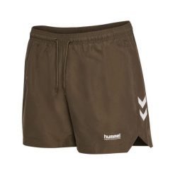 Szorty kąpielowe Hummel Pulse. Brązowe kąpielówki męskie HUMMEL, m, bez wzorów. Za 165.00 zł.