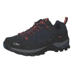 Buty trekkingowe męskie CMP Rigel Low. Brązowe buty zimowe męskie CMP, bez wzorów, z gumy, sportowe, bez obcasa, bez zapięcia. Za 359.00 zł.