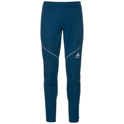 Odlo Spodnie męskie Logic Muscle Light niebieskie r. L (621862). Niebieskie spodnie dresowe męskie marki Odlo. Za 175.93 zł.