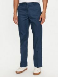 Dickies Spodnie materiałowe 874 Work DK0A4XK6 Niebieski Regular Fit. Niebieskie spodnie na co dzień męskie Dickies, bez wzorów, z materiału. Za 219.99 zł.