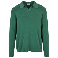 Oversizowy, prążkowany sweter z długim rękawem Urban Classics. Swetry męskie Urban Classics, bez wzorów, prążkowane, bez kołnierzyka, bez ramiączek. Za 267.50 zł.