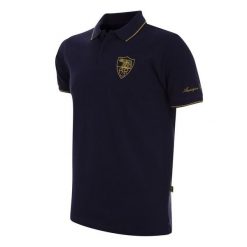 AS Roma koszulka polo Heritage Niebieski. Niebieskie koszulki polo męskie COPA FOOTBALL, bez wzorów, z materiału, retro, bez kołnierzyka, bez ramiączek. Za 338.73 zł.